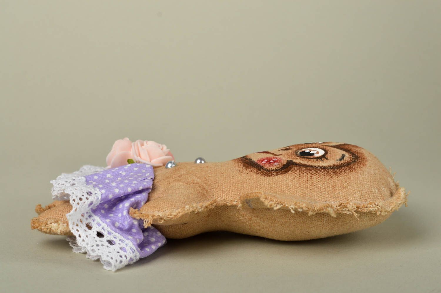 Geschenk für Kinder Plüsch Affe handmade Stoff Kuscheltier für Haus Interieur  foto 3