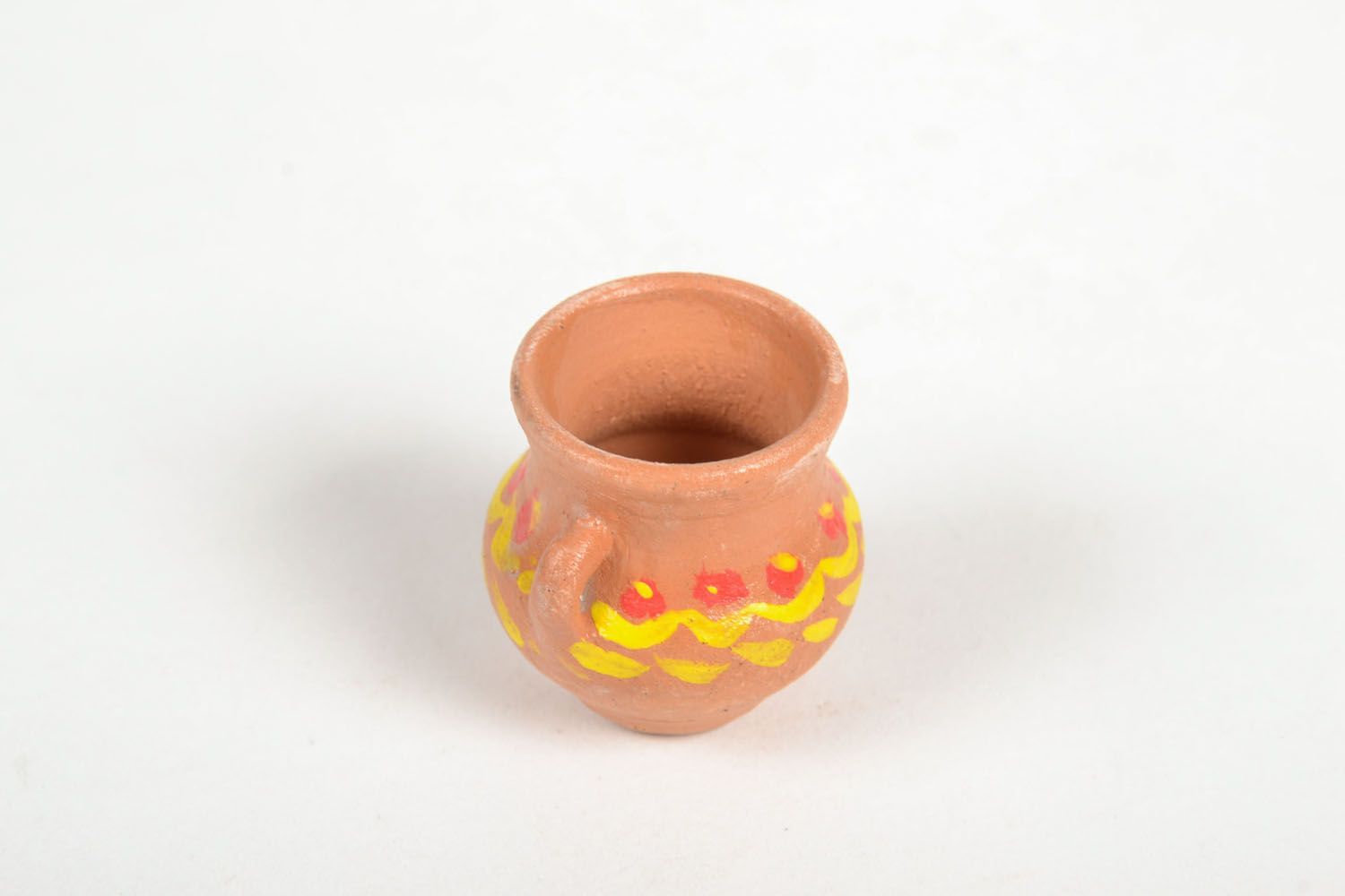 Jarro de cerâmica em miniatura foto 3