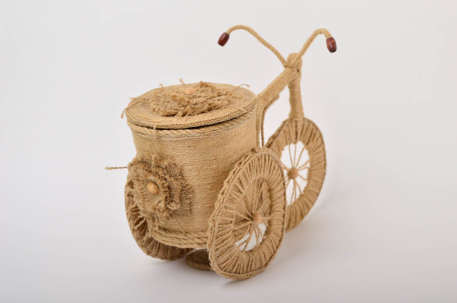 Figura original hecha a mano accesorio para el hogar regalo original Bicicleta foto 3