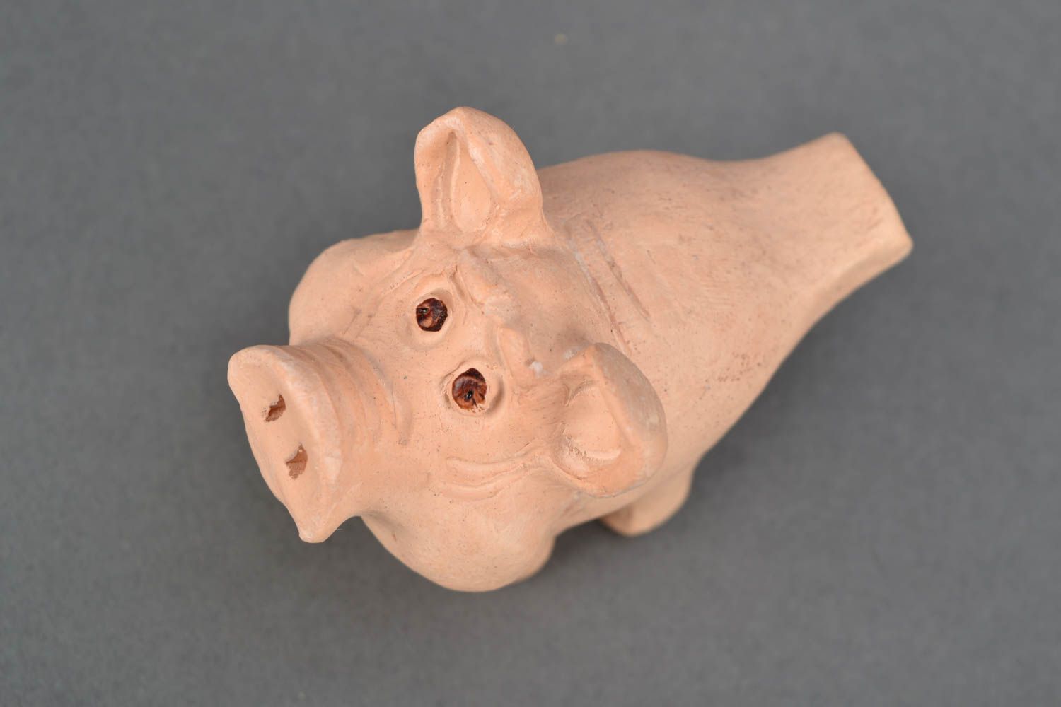 Ceramic penny whistle Pig photo 4