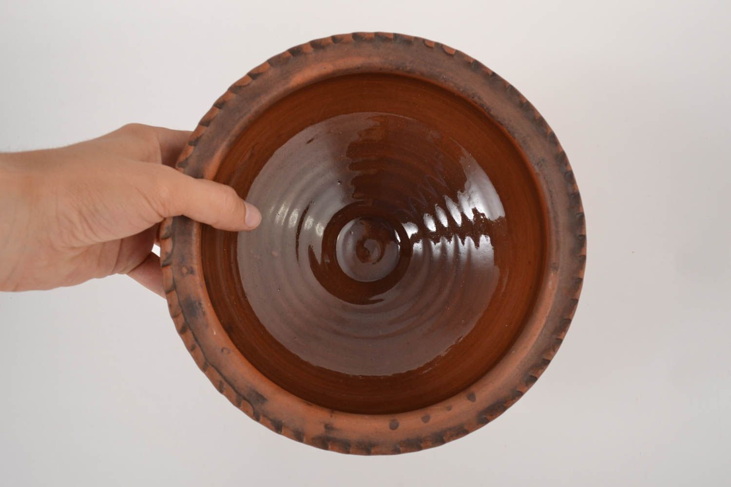 Tazón de cocina hecho a mano vasija de barro para cocinar regalo original foto 3