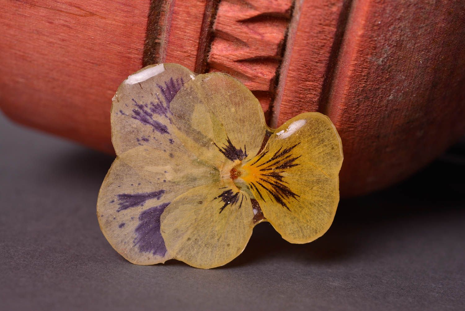 Botanic brooch handmade flower brooch vintage brooch handmade accessories photo 1