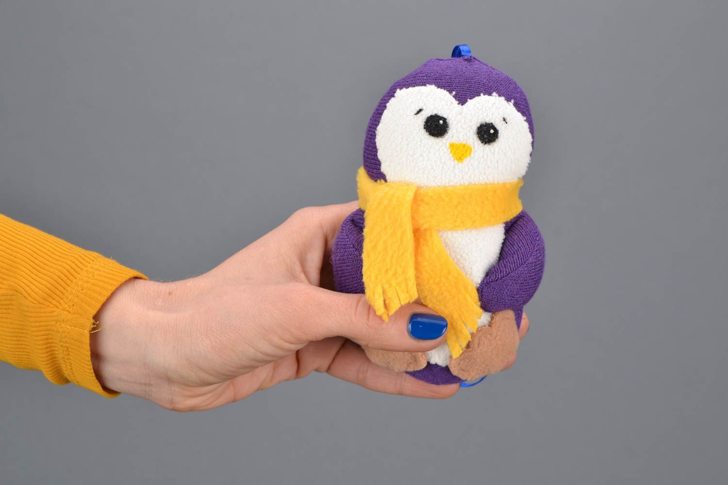 Мягкая игрушка на петельке Пингвин фото 2