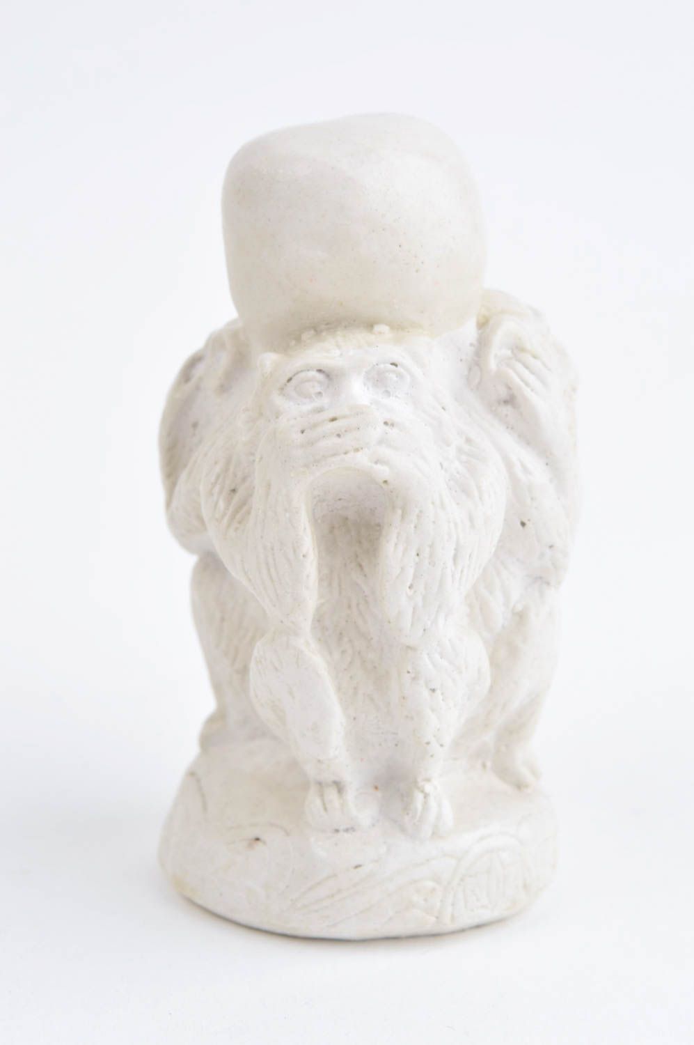 Figura de decoración artesanal elemento decorativo regalo original Monos foto 2
