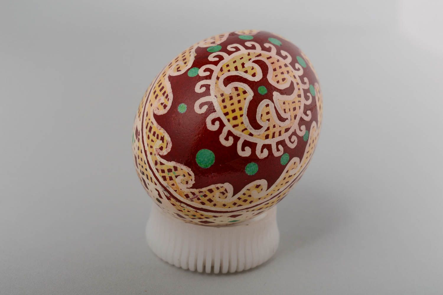Пасхальное яйцо ручной работы красивое оригинальное подарок элемент декора фото 4