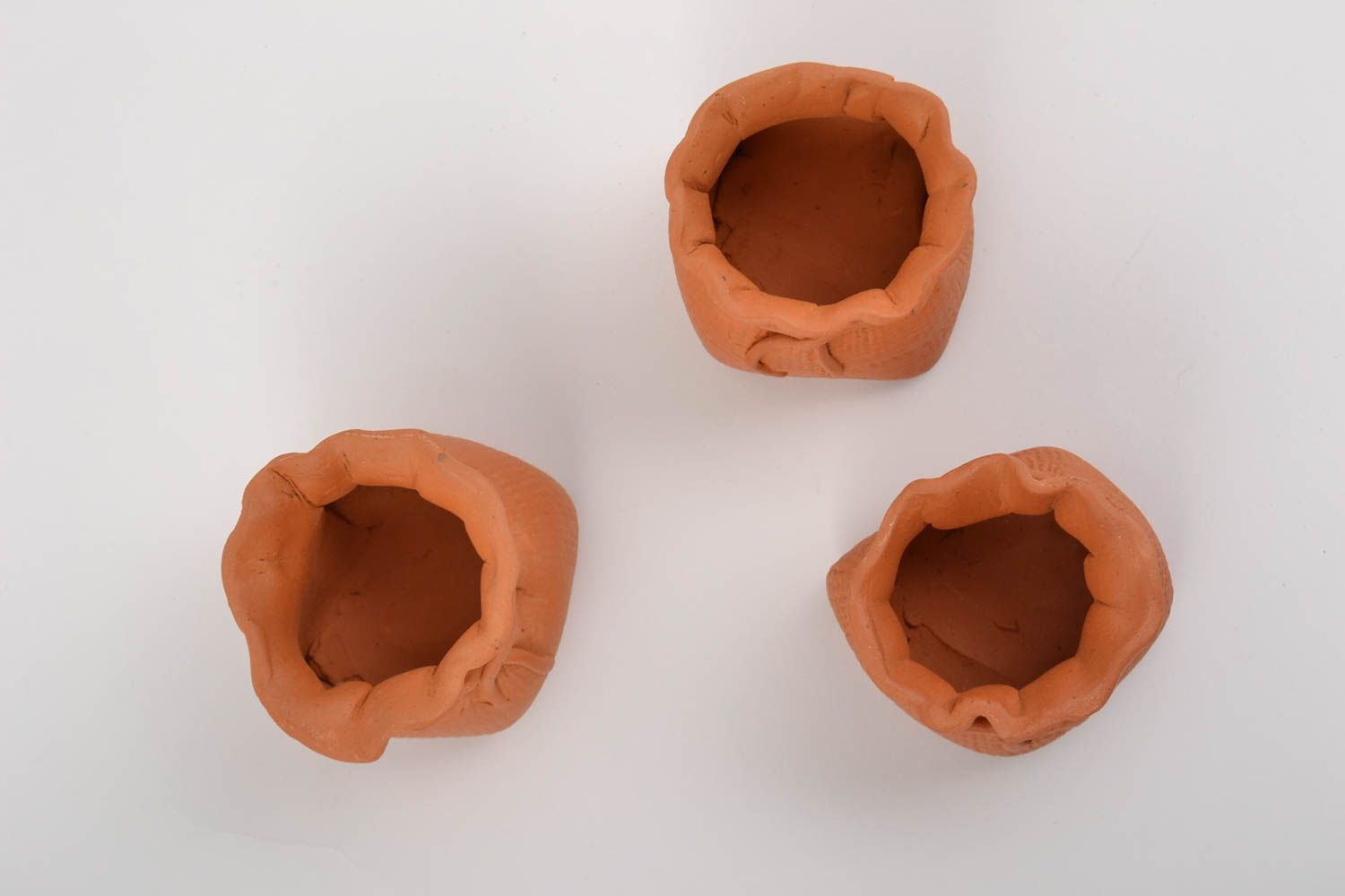 Beautiful handmade designer ceramic spice pots set for 75 g each photo 5