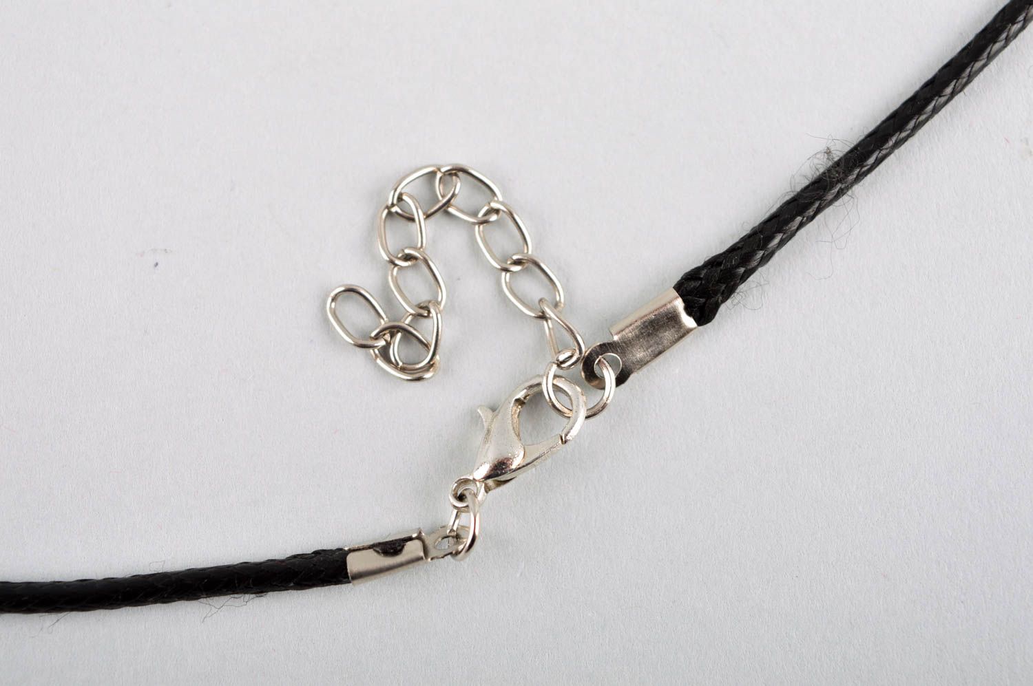 Handmade pendant on cord designer accessories for women glass pendant for women photo 5