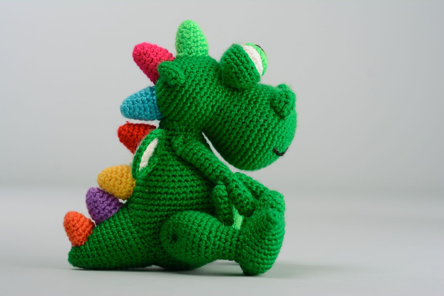 Handmade crochet toy Dragon photo 5