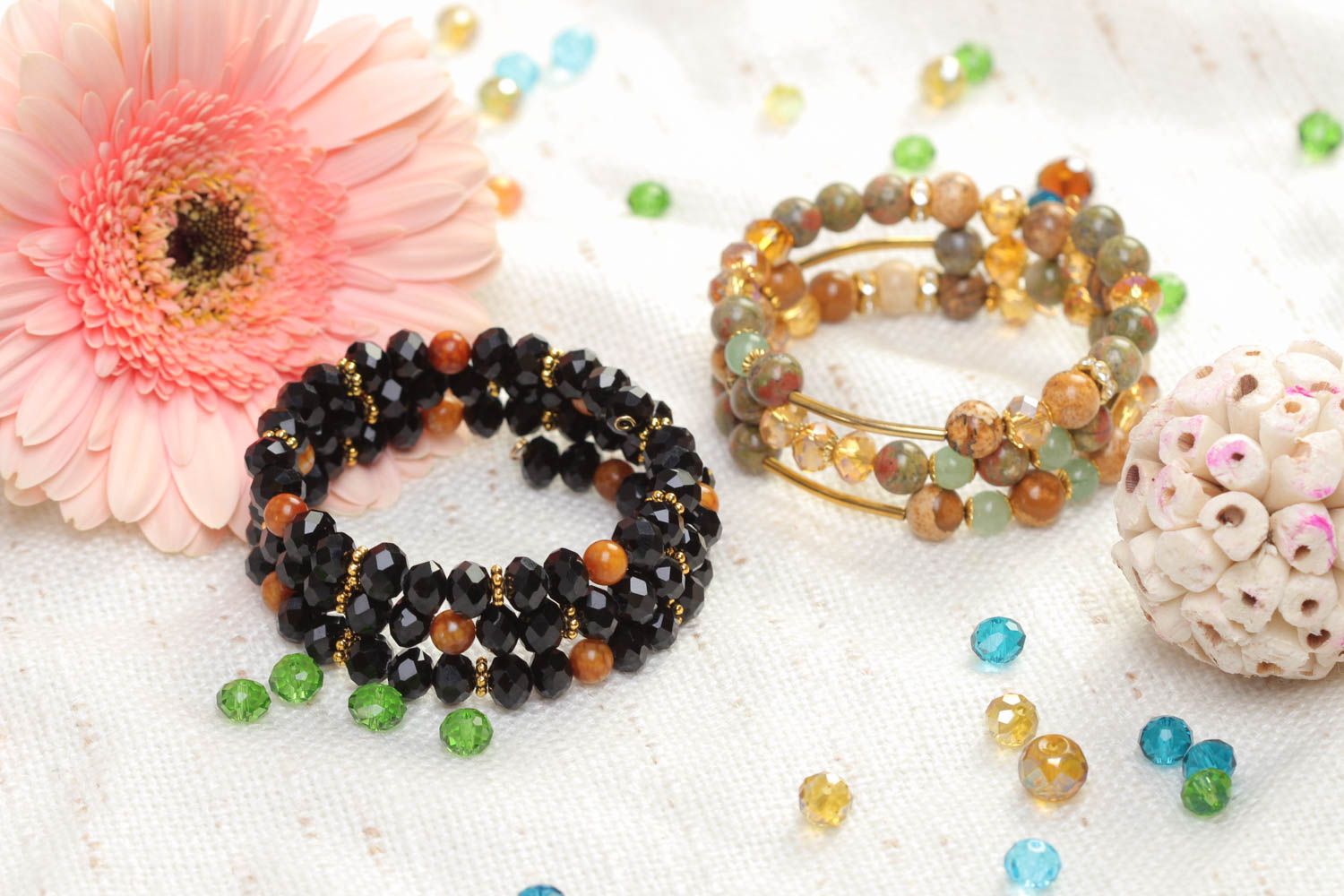 Handmade beads bracelet unusual bracelet designer accessories for girls photo 1