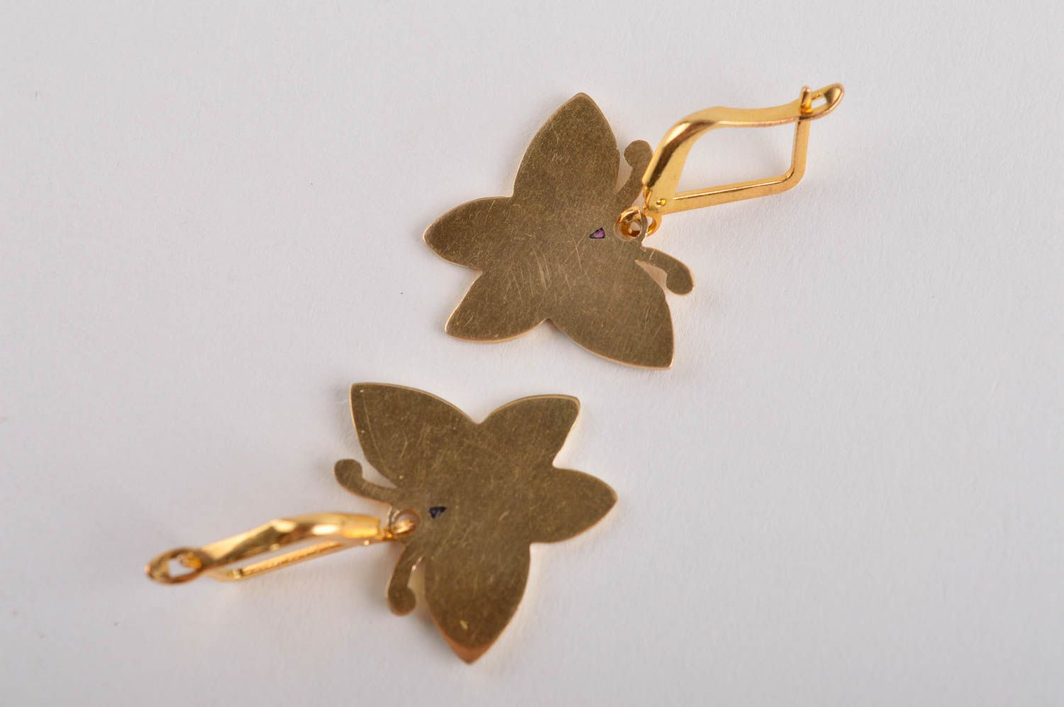 Pendientes de moda mariposas hechas a mano bisutería fina regalo original foto 5