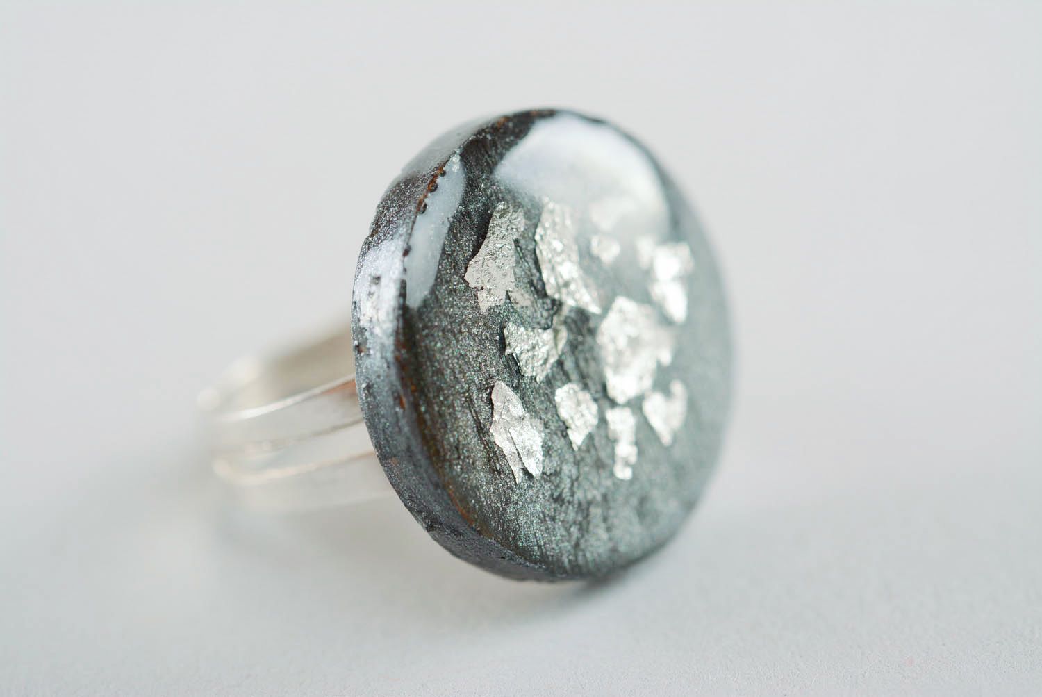 Ring Silver Flakes photo 3