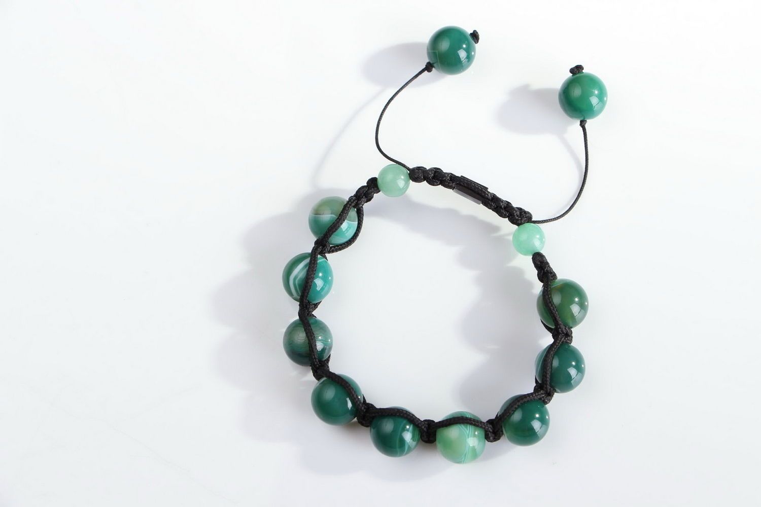 Bracelet vert d'Agate photo 4