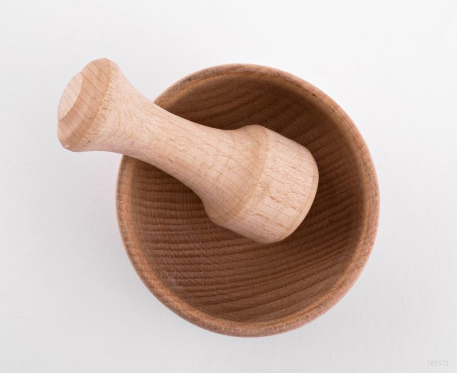 Wooden mortar for spices photo 4