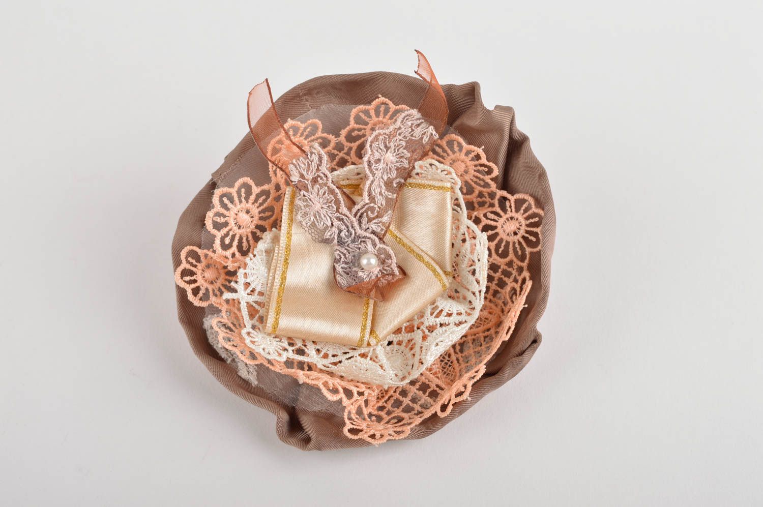 Designer jewelry brooch handmade flower brooch flower jewelry gift ideas for her photo 2