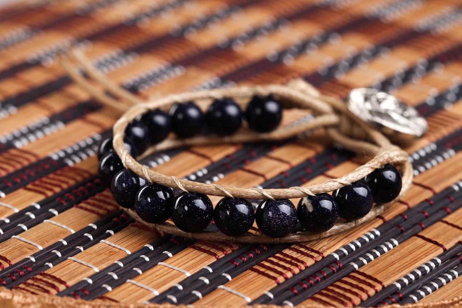 Delicate bracelet with natural stones aventurine bracelet fashion women bracelet photo 1