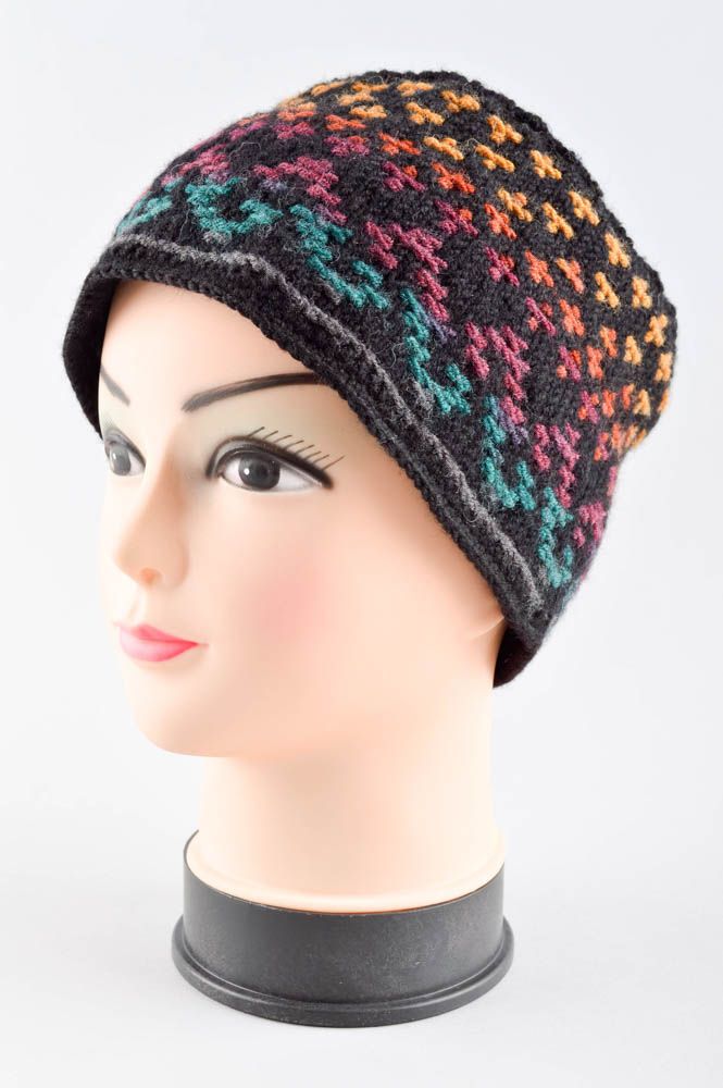 Beautiful handmade crochet warm baby hat fashion kids head accessories photo 2