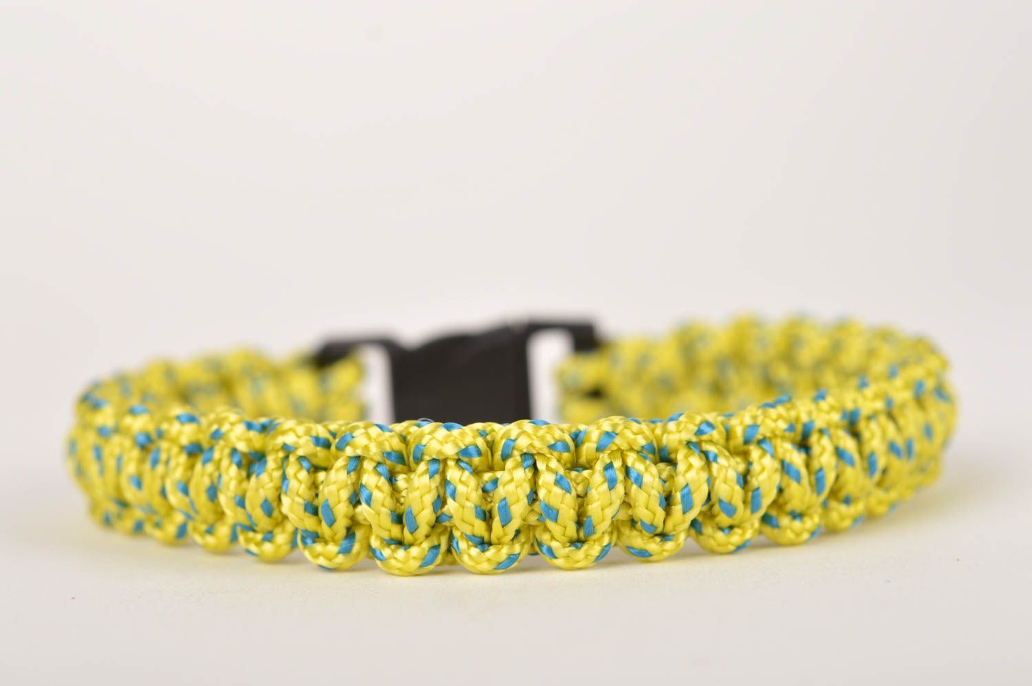 Bright handmade paracord bracelet woven cord bracelet survival bracelet photo 4
