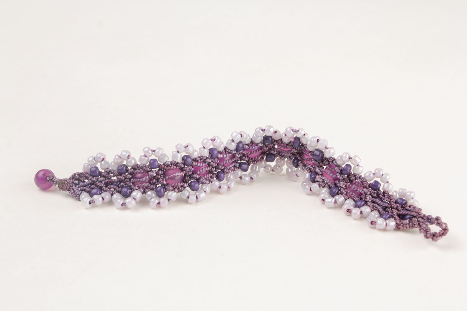 Lilac wrist bracelet photo 5