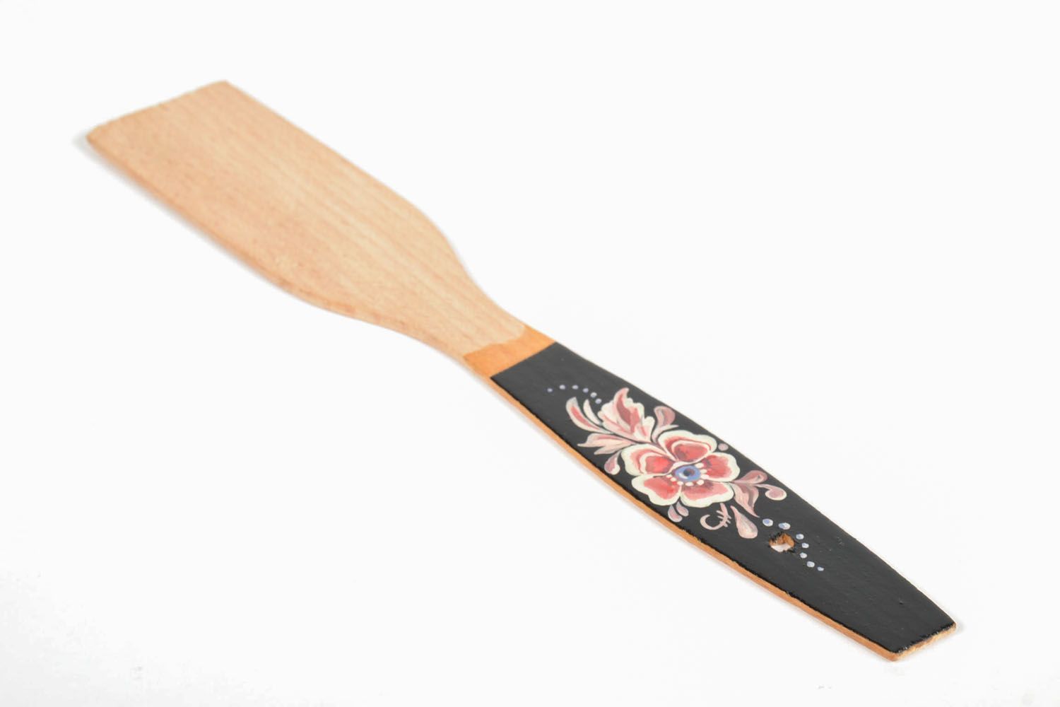 Painted wooden spatula photo 2