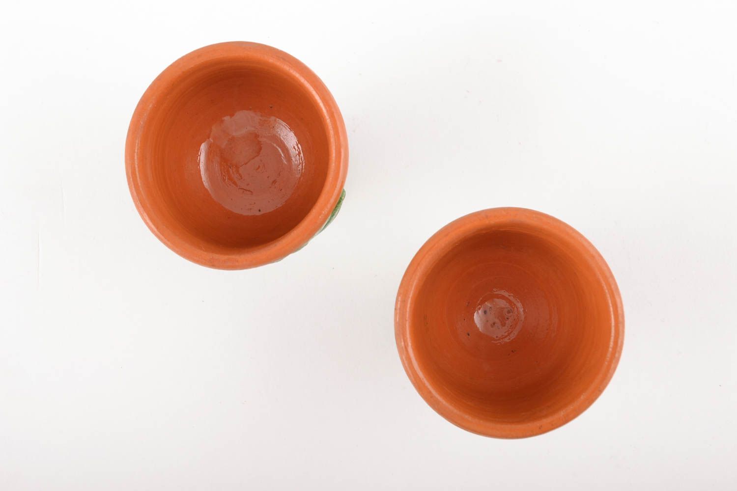 Copas de cerámica pintadas con engobes foto 2