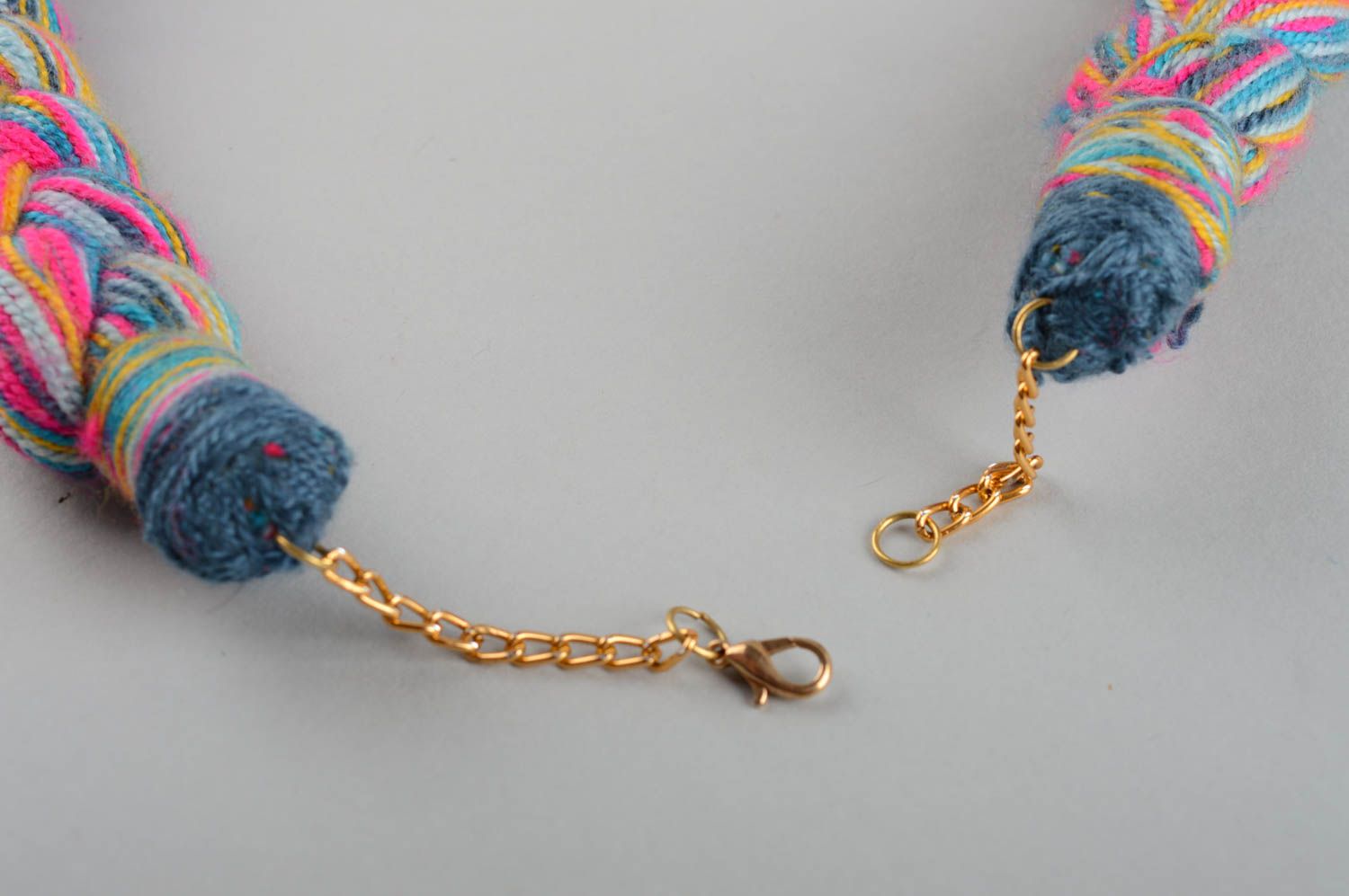 Collana di fili belli fatta a mano originale di moda bigiotteria da donna foto 4