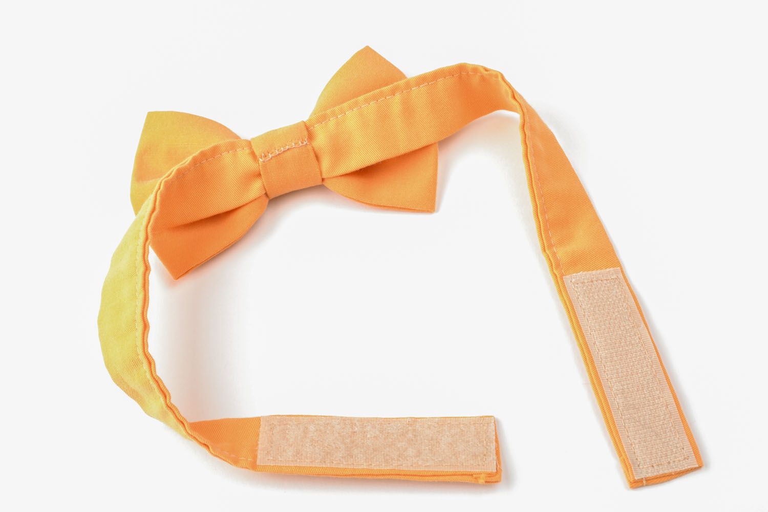 Corbata de lazo de color naranja foto 5