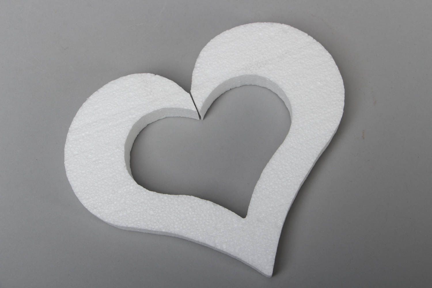 Handmade foam plastic craft blank Heart photo 1