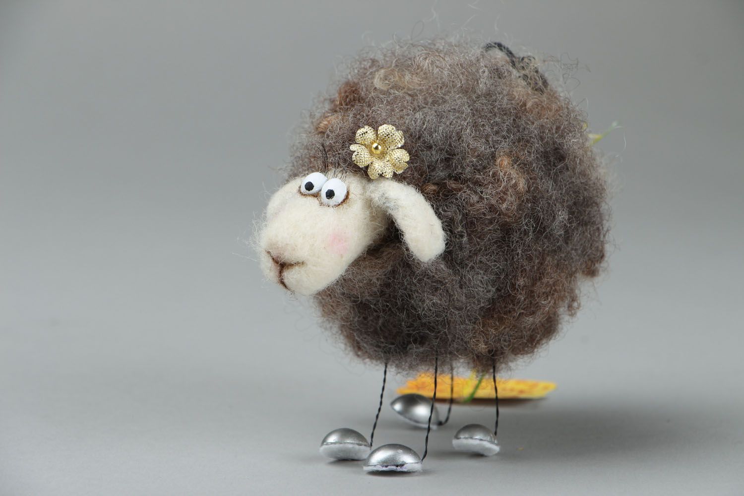 Woolen toy Sheep Jeanne photo 1