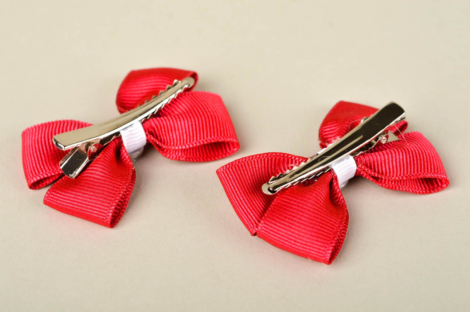 Pinzas de pelo artesanales de cintas accesorios para niñas regalos originales foto 5