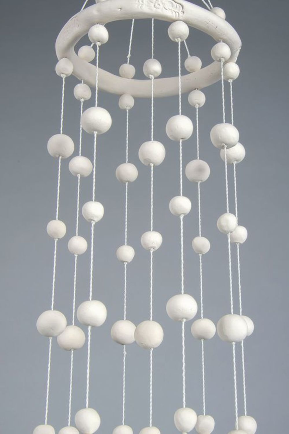 Ceramic hanging bells with chimes photo 1
