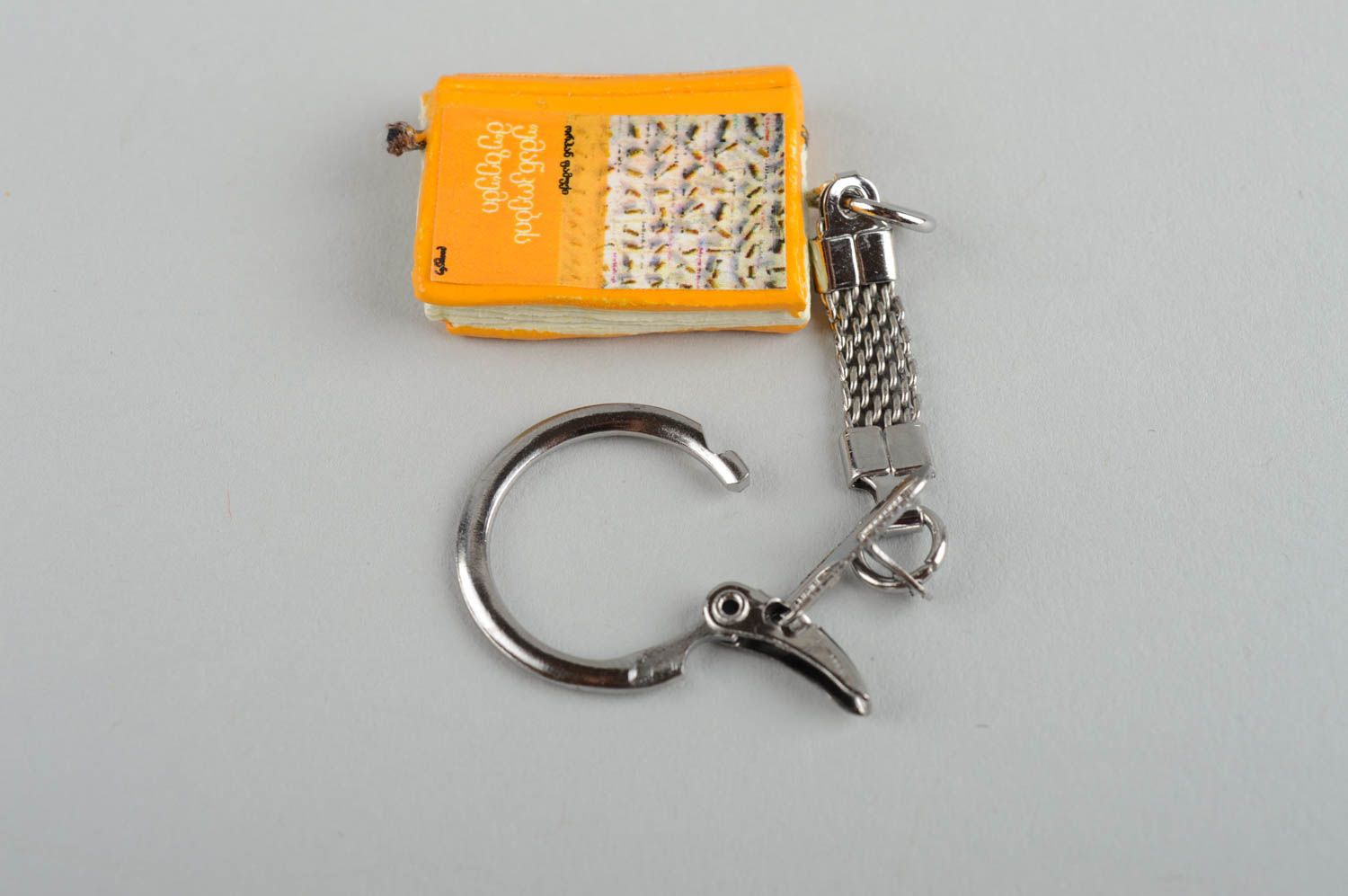Handmade bag charm unique keyrings cool keychains designer accessories gift idea photo 4