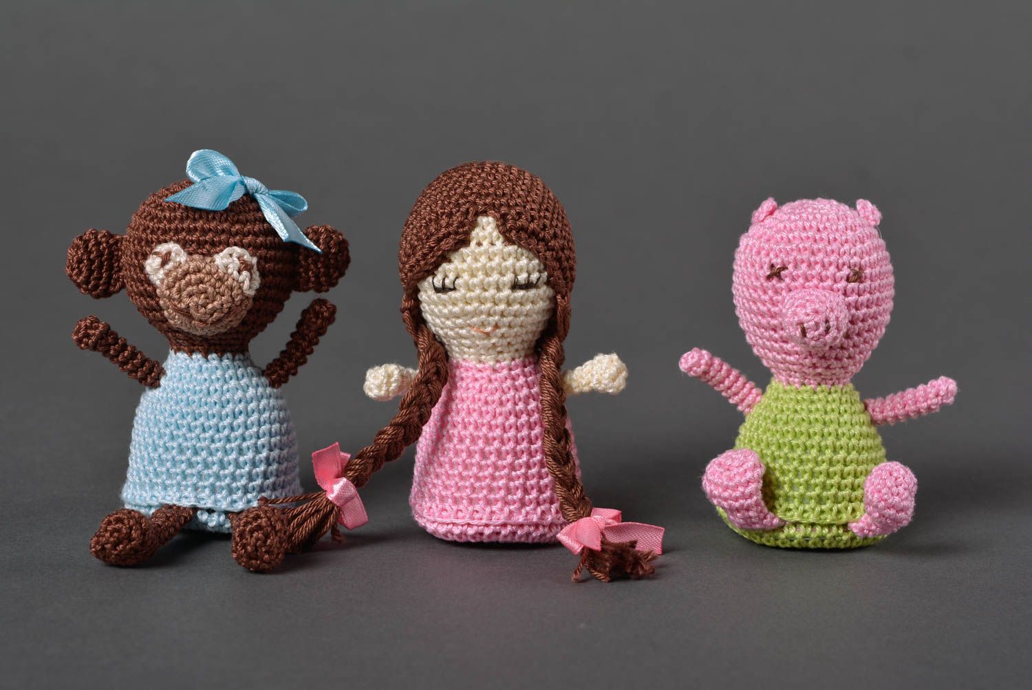 Muñeca tejida hecha a mano juguete para niñas regalo personalizado estiloso foto 5