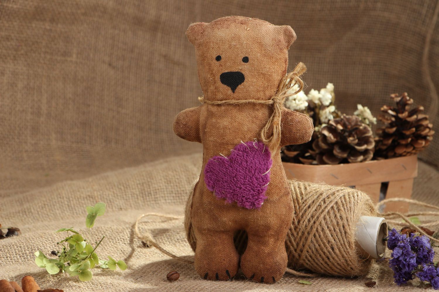 Handmade toy Bear photo 5