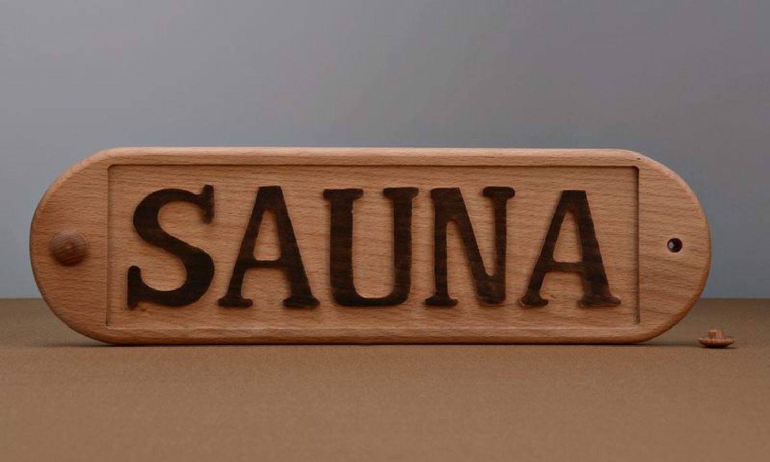 Panneau pour porte de chambre Sauna  photo 3