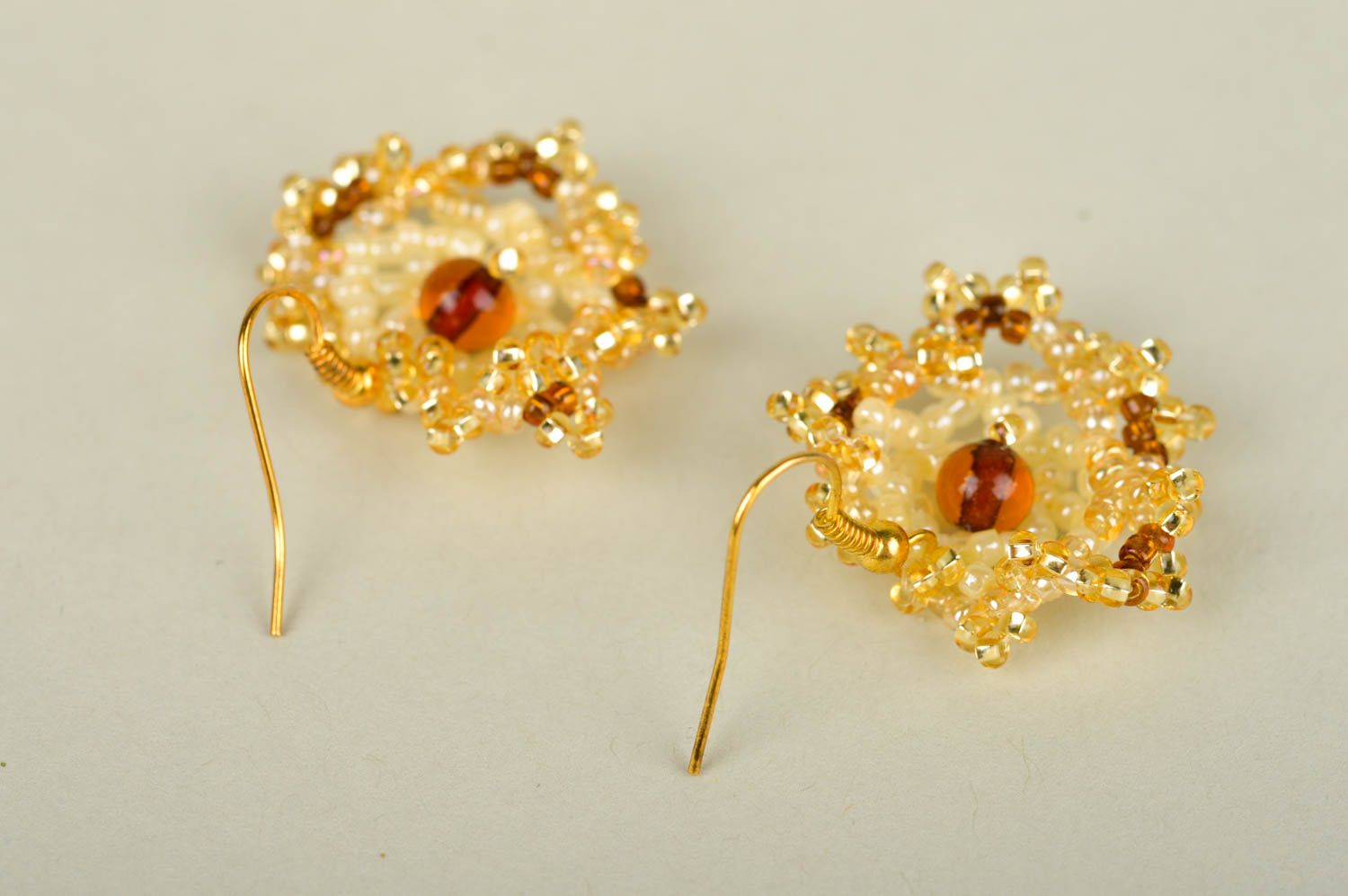 Handmade earrings beaded jewelry designer earrings fashion accessories photo 5