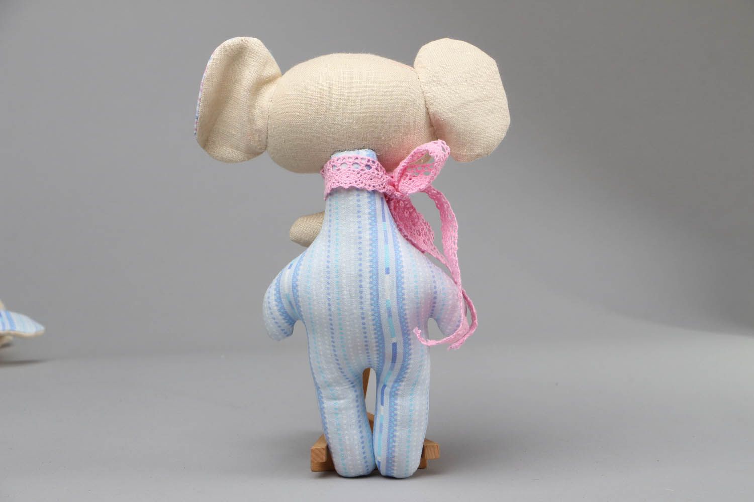 Handmade Kuscheltier Elefant foto 3