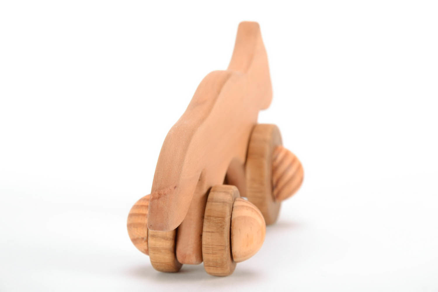 Brinquedo de rolamento de madeira Raposa foto 3