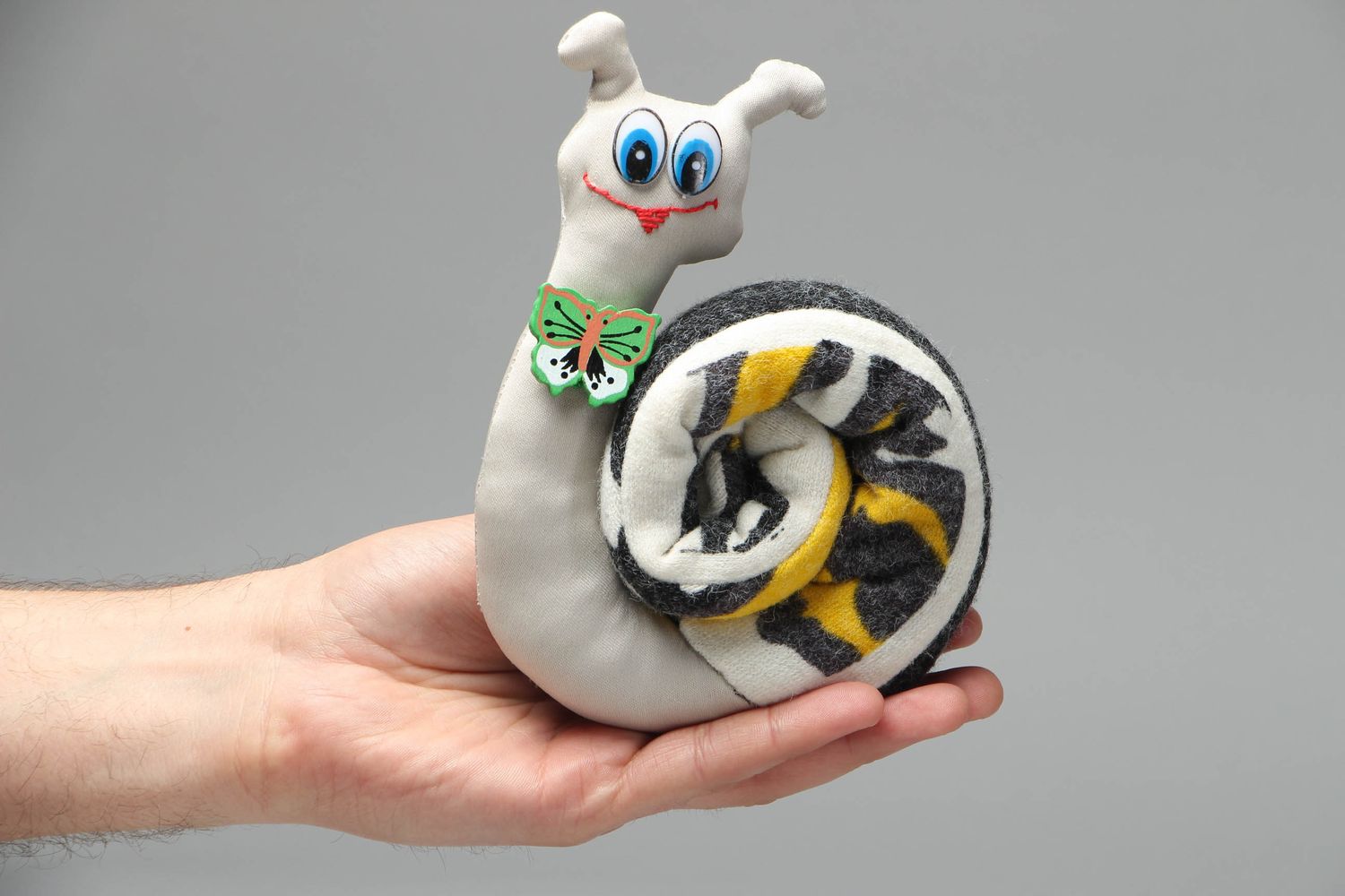 Primitive soft toy for kids Snail photo 4