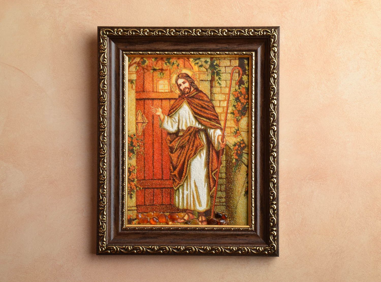 Reproduction icône religieuse orthodoxe Jésus-Christ photo 2