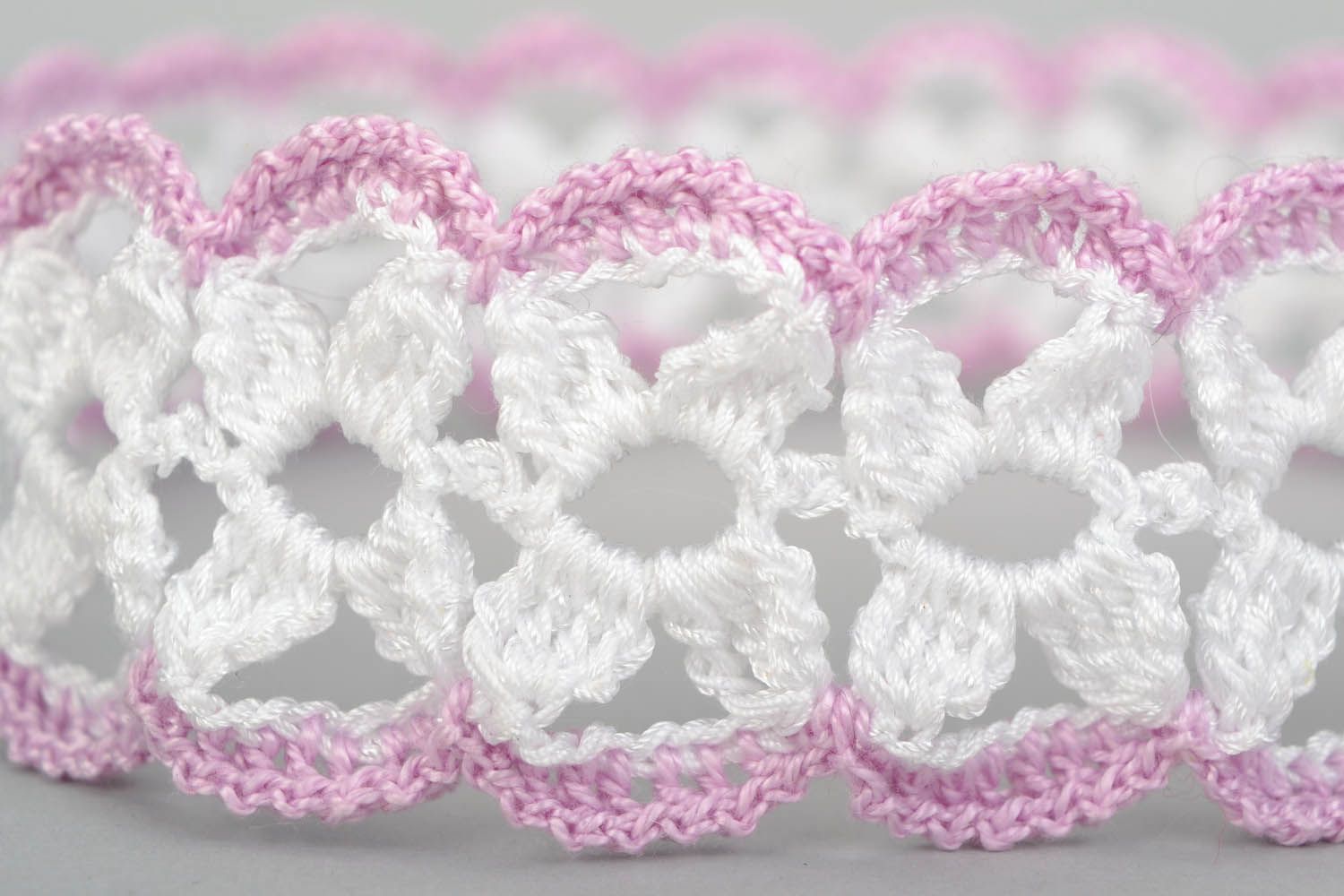 Children's crocheted headband photo 5