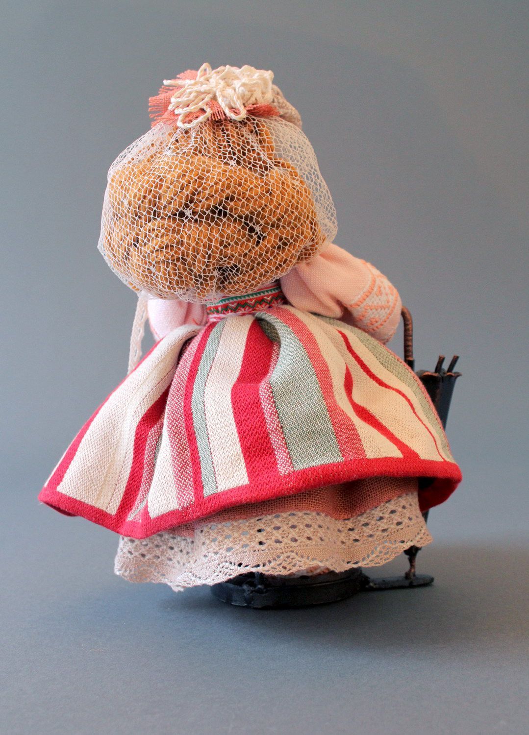 Кукла-мотанка Панночка с зонтиком фото 3