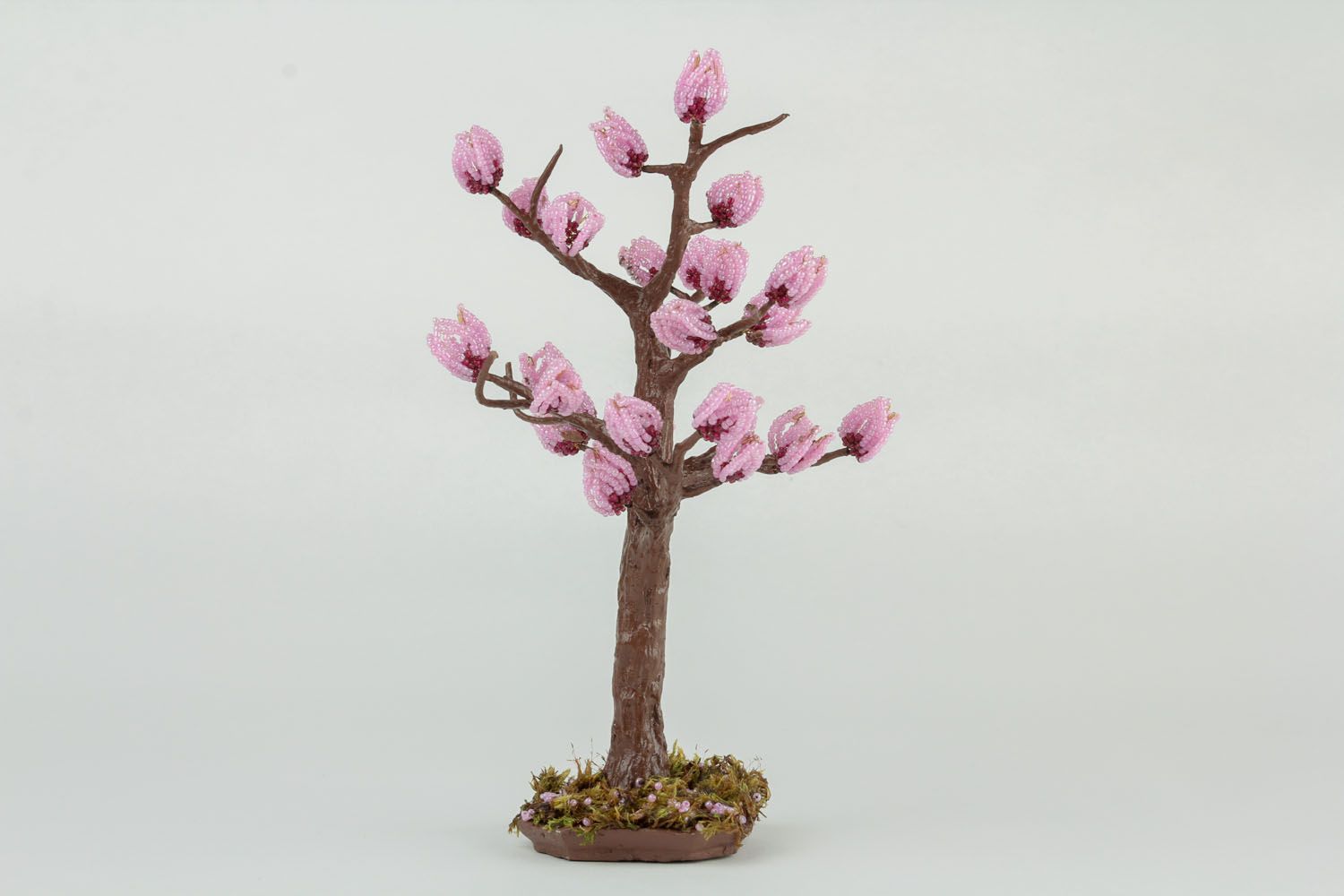 Árvore de miçangas feita à mão Magnolia foto 3