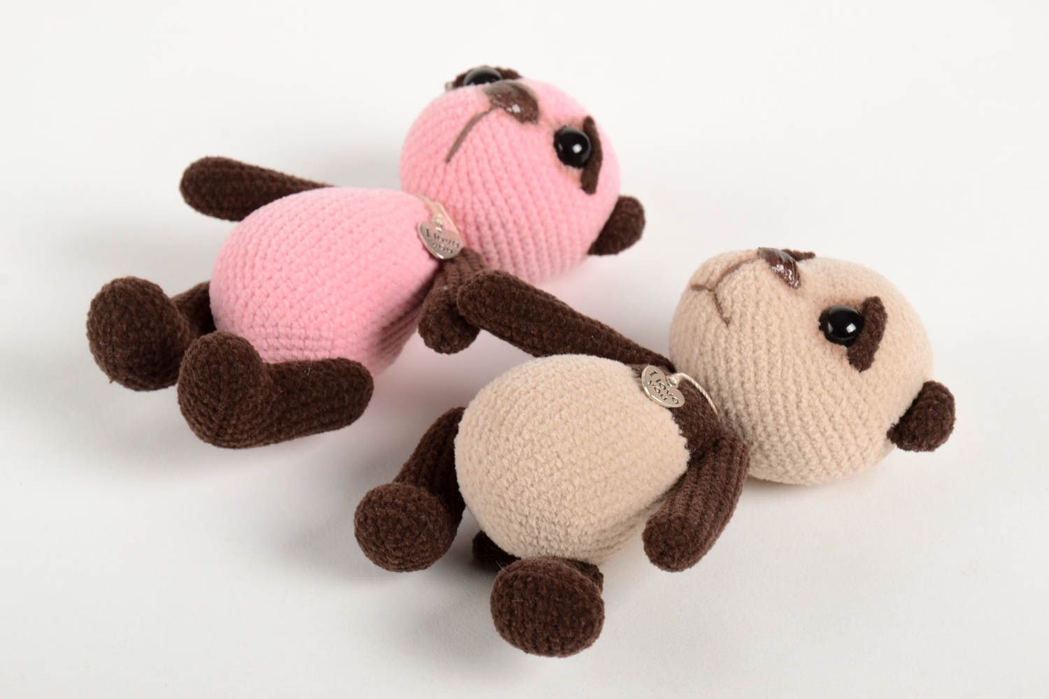 Handmade crocheted toys bear toys designer stuffed toys nursery decor ideas photo 5