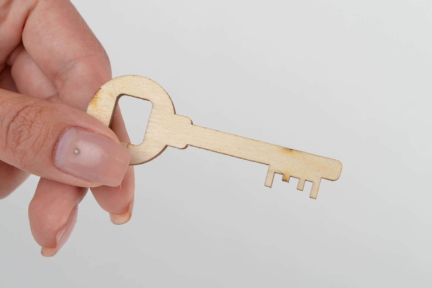 Handgefertigte schöne Figur zum Bemalen Holz Rohling Miniatur Figur Schlüssel foto 2