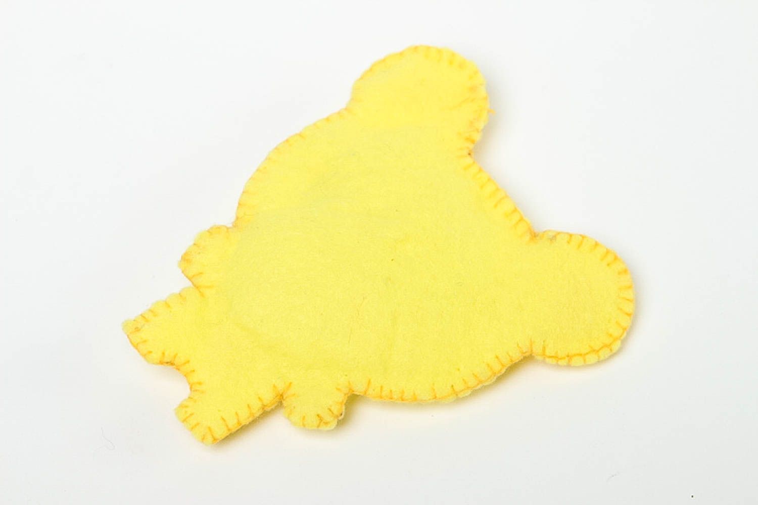 Игрушка ручной работы игрушка мишка желтый маленький игрушка из ткани для декора фото 4
