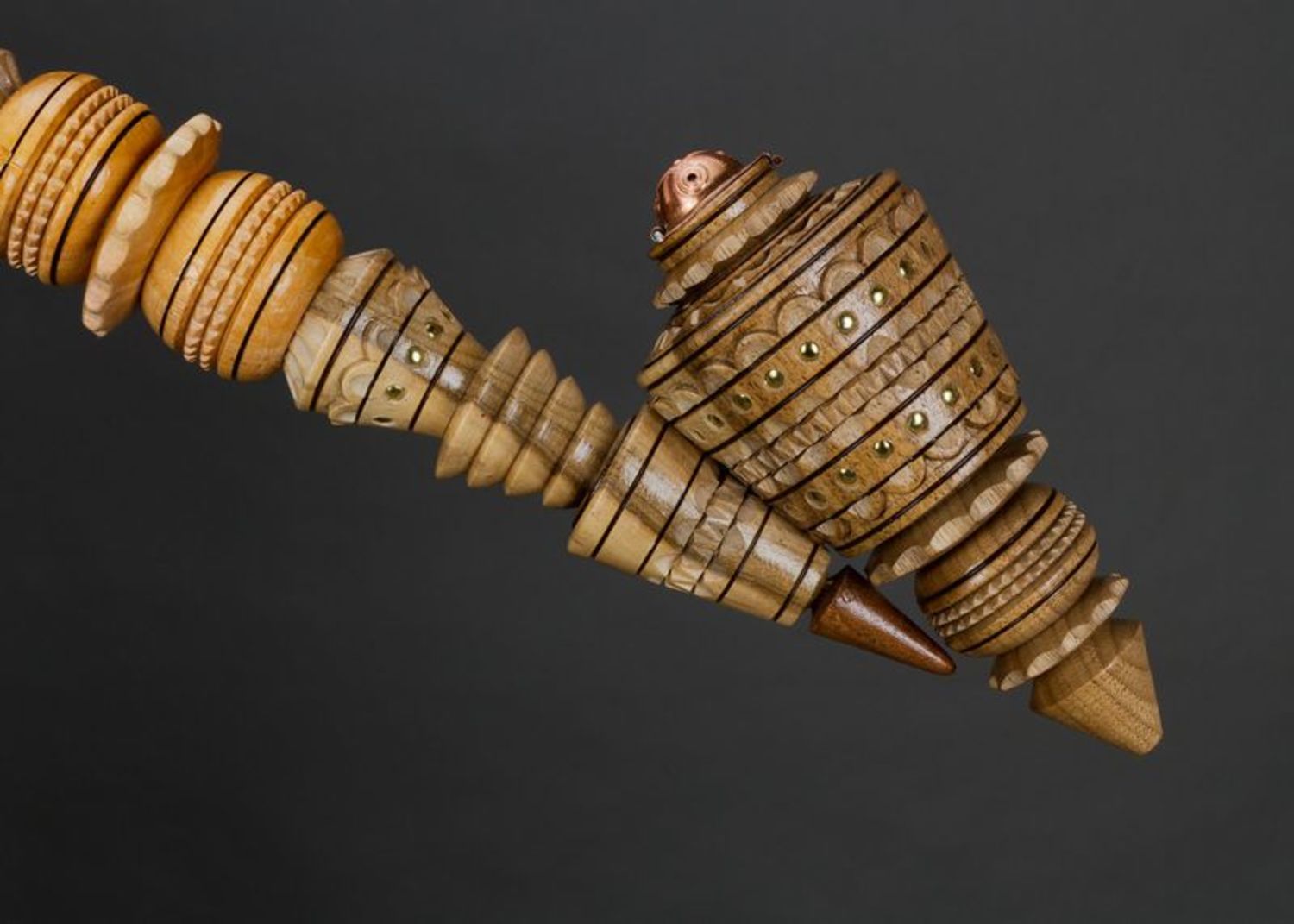 Pipa decorativa fatta a mano Pipa di legno Oggetti da collezione Pipa da uomo
 foto 1