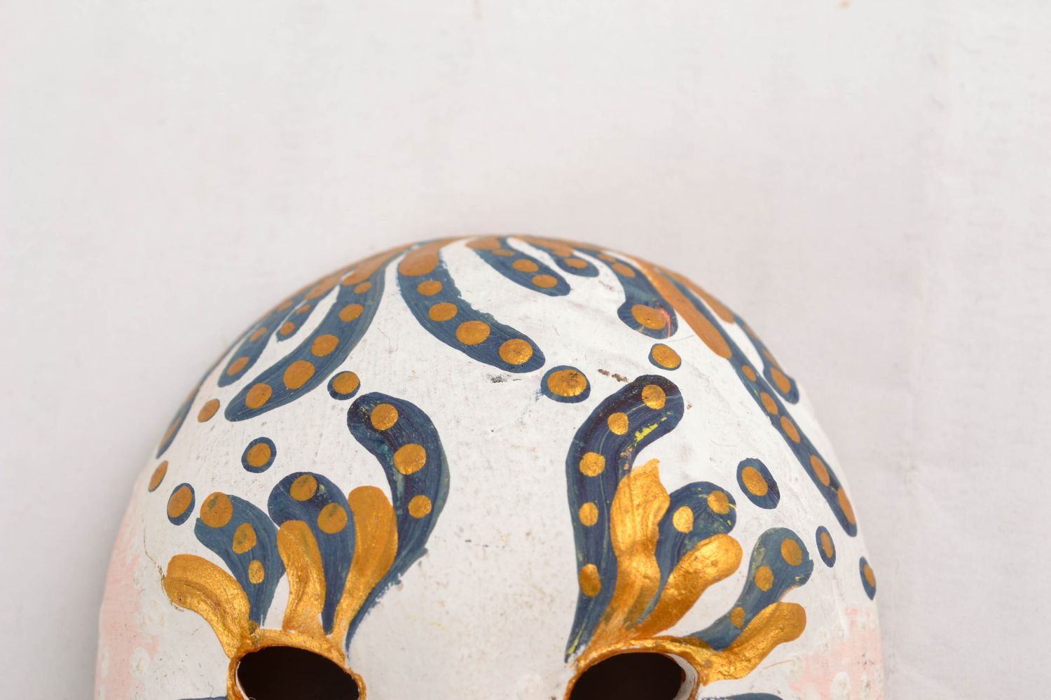 Aimant frigo masque décoratif en miniature fait main photo 4