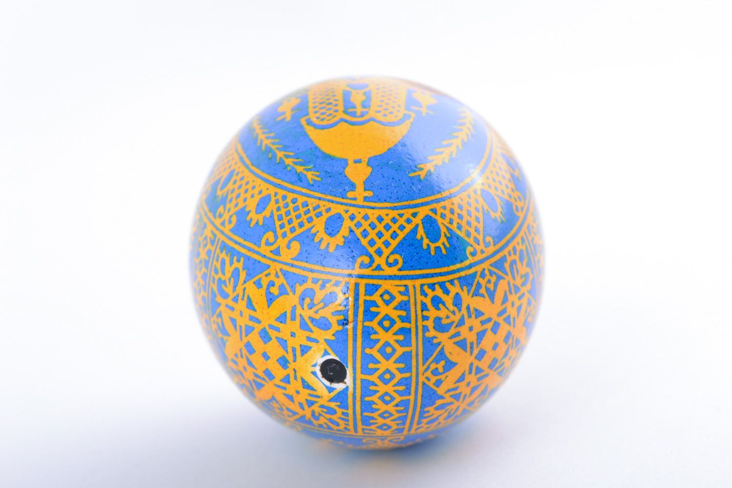 Huevo de Pascua artesanal pintado a mano para coleccionistas  foto 4