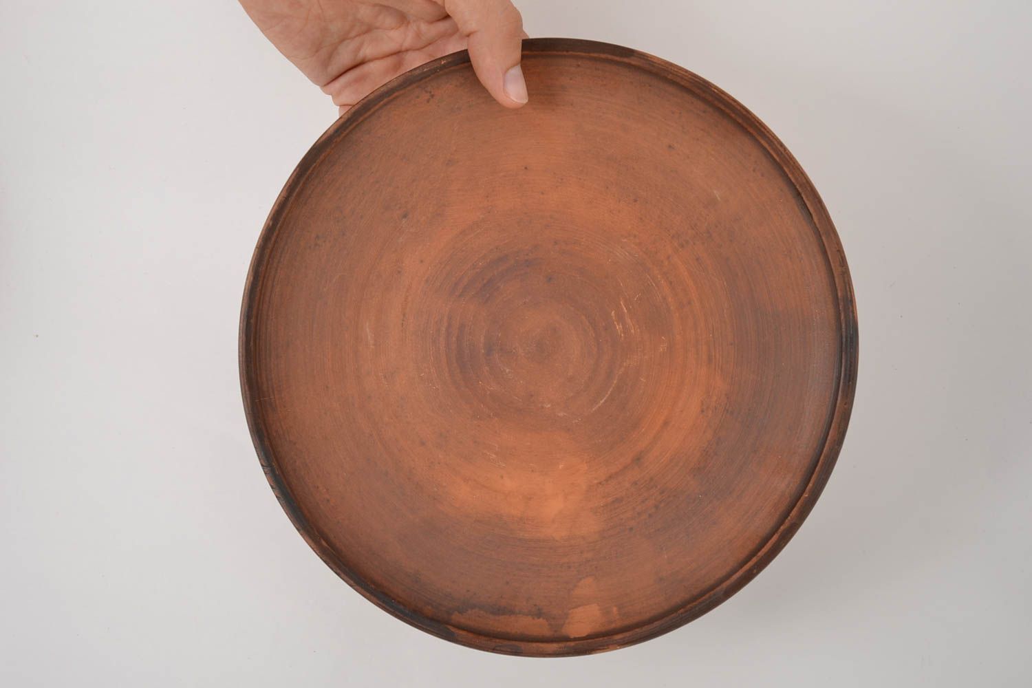 Plato de cerámica hecho a mano vajilla moderna utensilio de cocina original foto 5