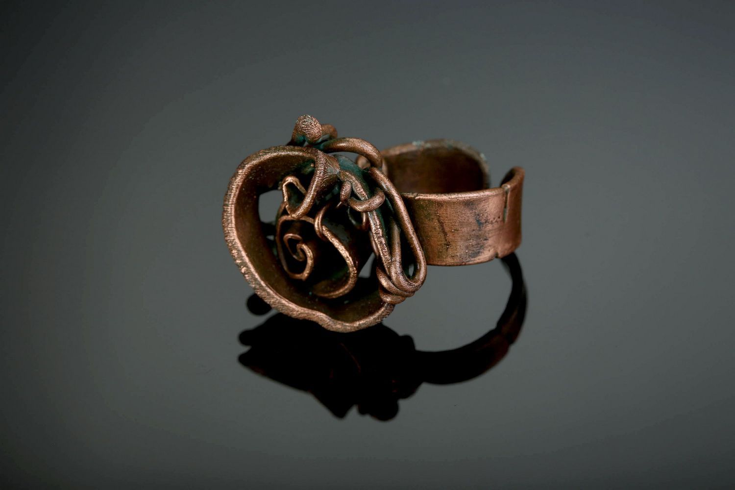 Ring Copper rose photo 1